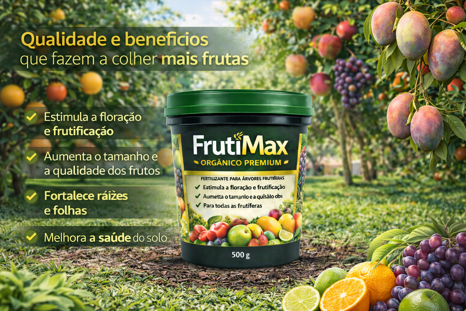 Fertilizante para Árvore Frutífera FrutiMax - 🔥 Oferta Enquanto Durar o Estoque🔥