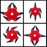 Disco 6 lâminas para roçadeira De Aço Premium - Encache Universal