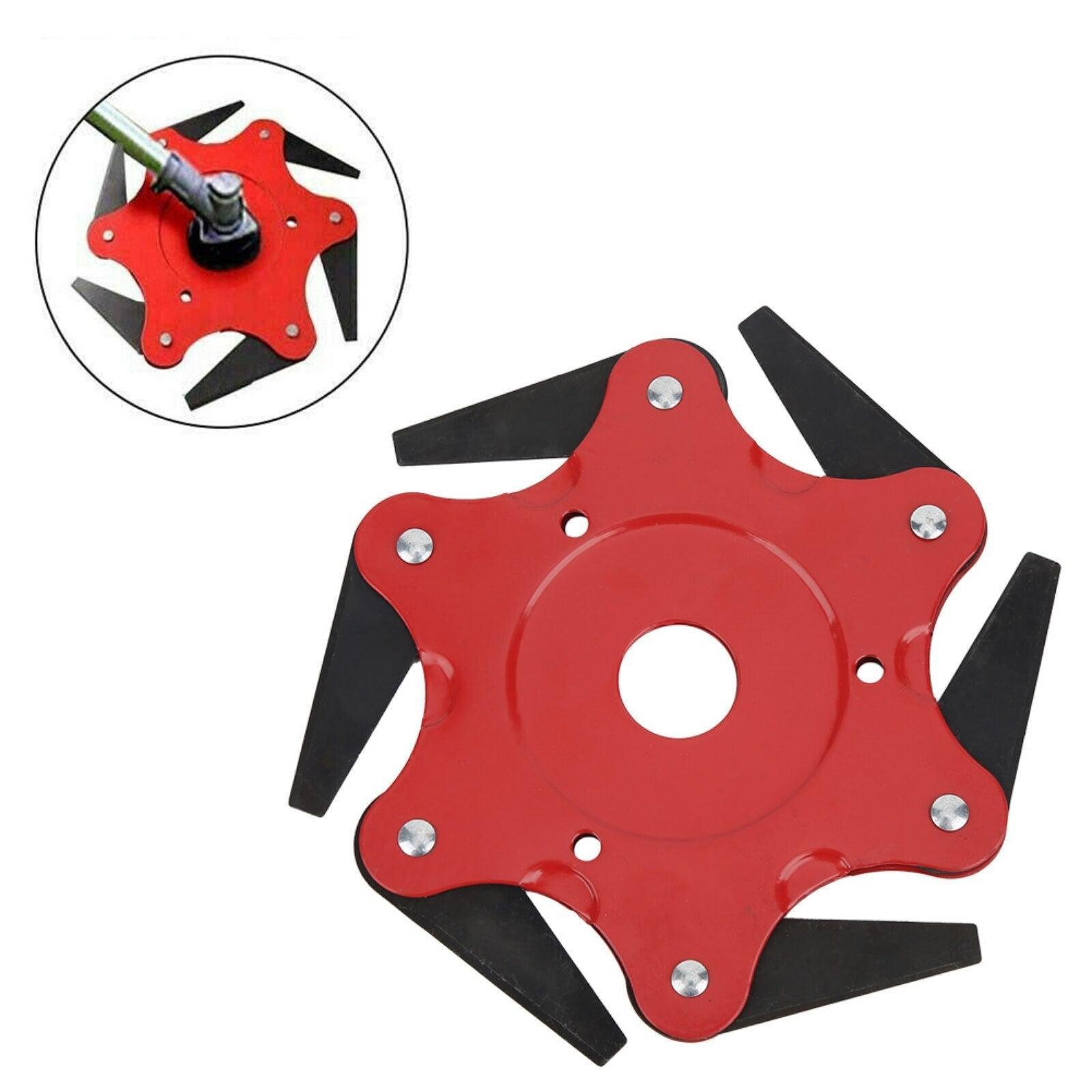 Disco 6 lâminas para roçadeira De Aço Premium - Encache Universal