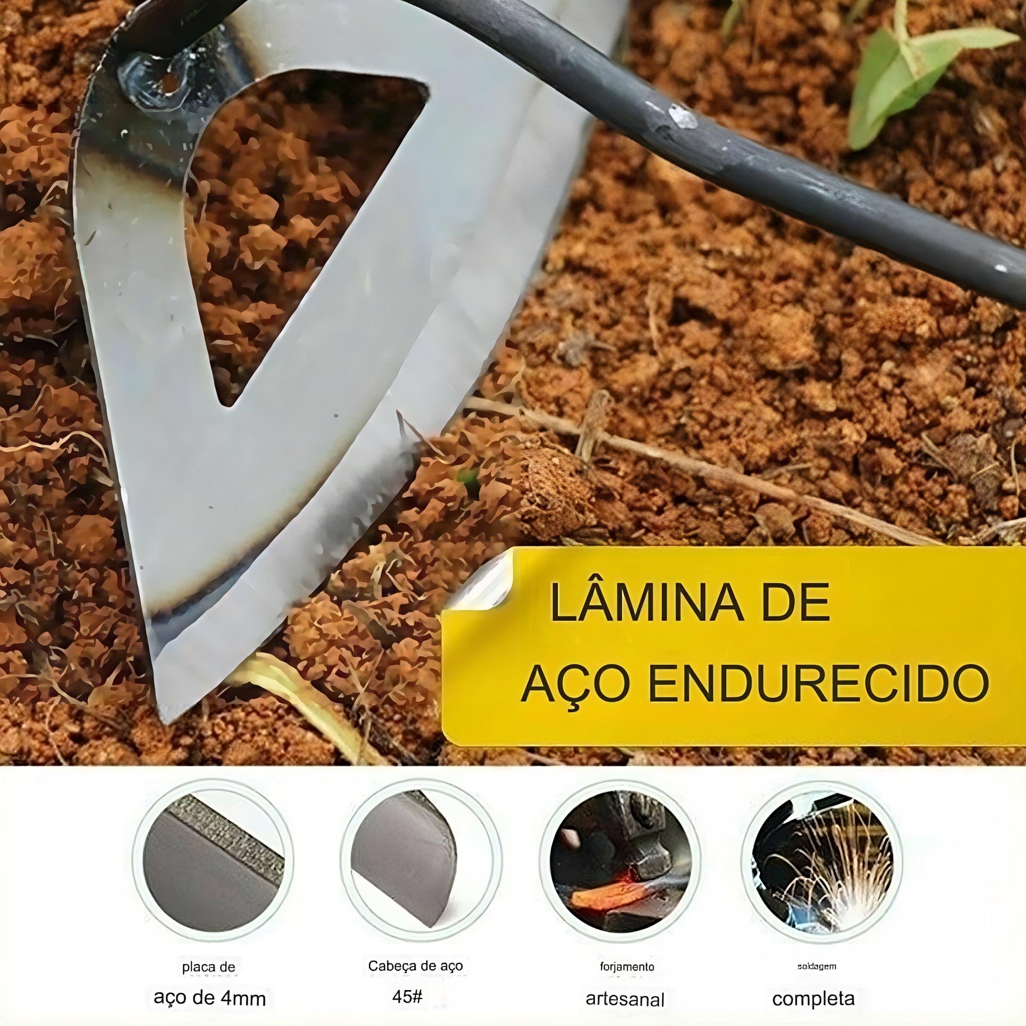 Enxada Para Remoção 10x Mais Preciso e Fácil - BladePlant™